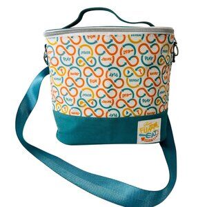Disney World Parks Mickey Mouse Fun Eat Repeat Insulated Lunch Box Cooler New